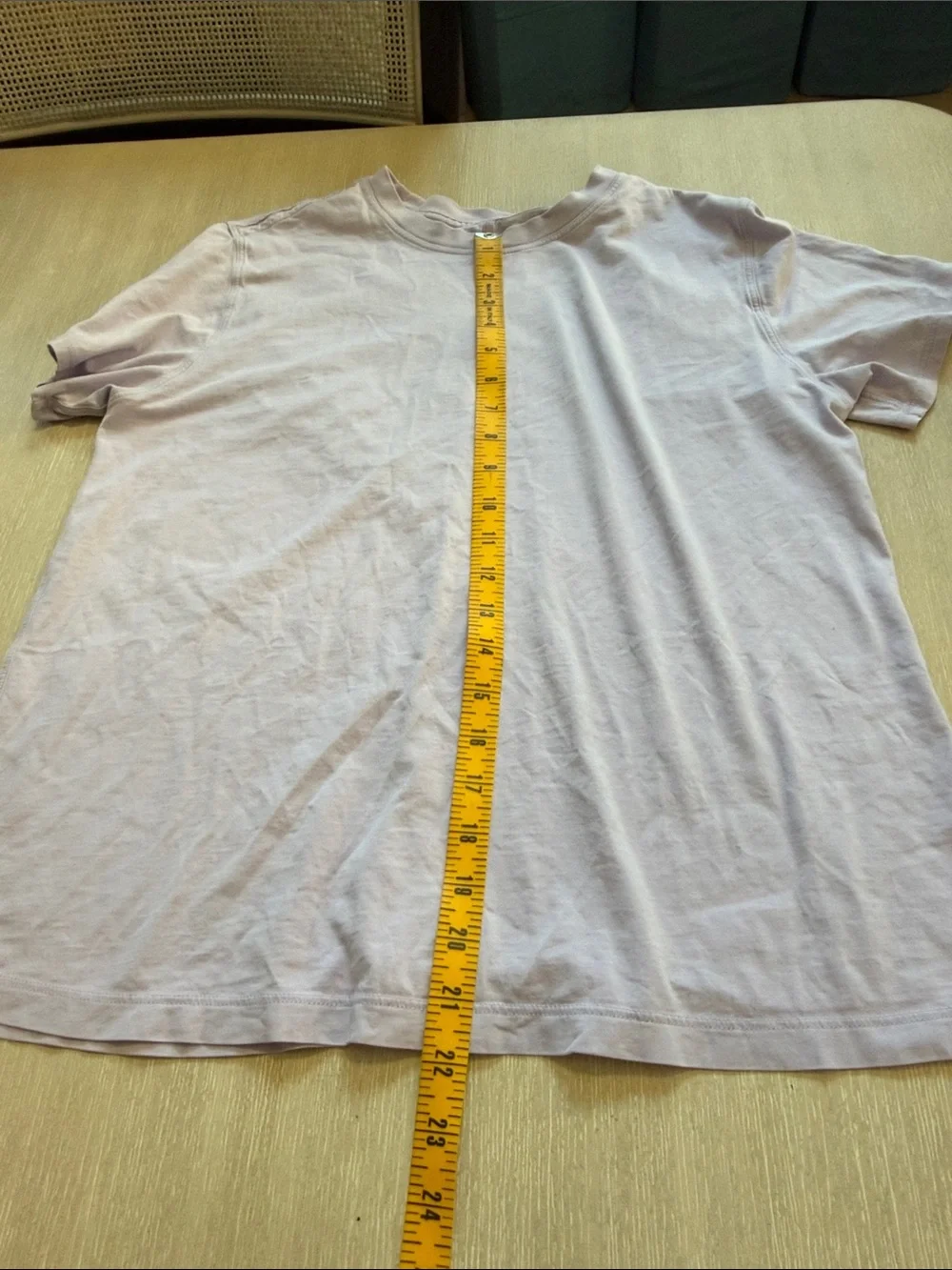 lululemon Soft Light Lavender Short Sleeve Tee oversized